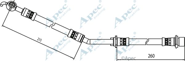 APEC BRAKING stabdžių žarnelė HOS4076